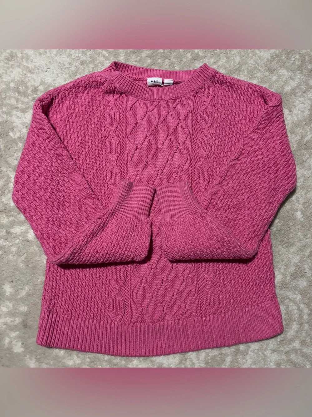 Vibrant Cable Knit Sweater - GAP KIDS